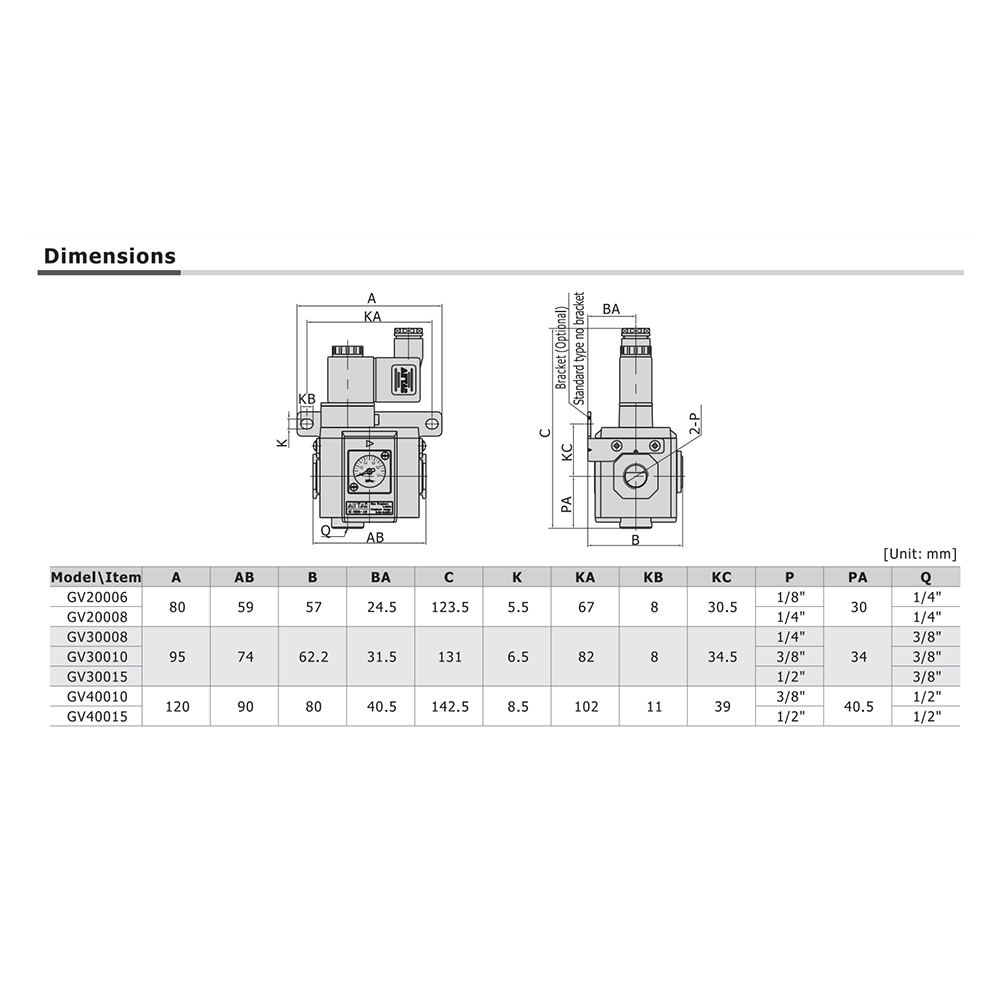 GV30015JNBT AIRTAC SOLENOID SLOW START QUICK EXHAUST VALVE<BR>GV300 SERIES 1/2" NPT 24VDC BK DIN CONN
